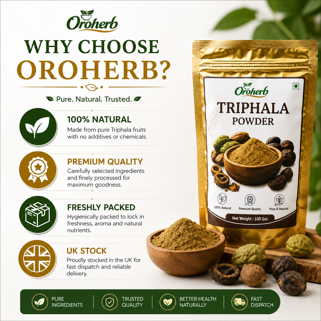 OROHERB Triphala Powder 100g