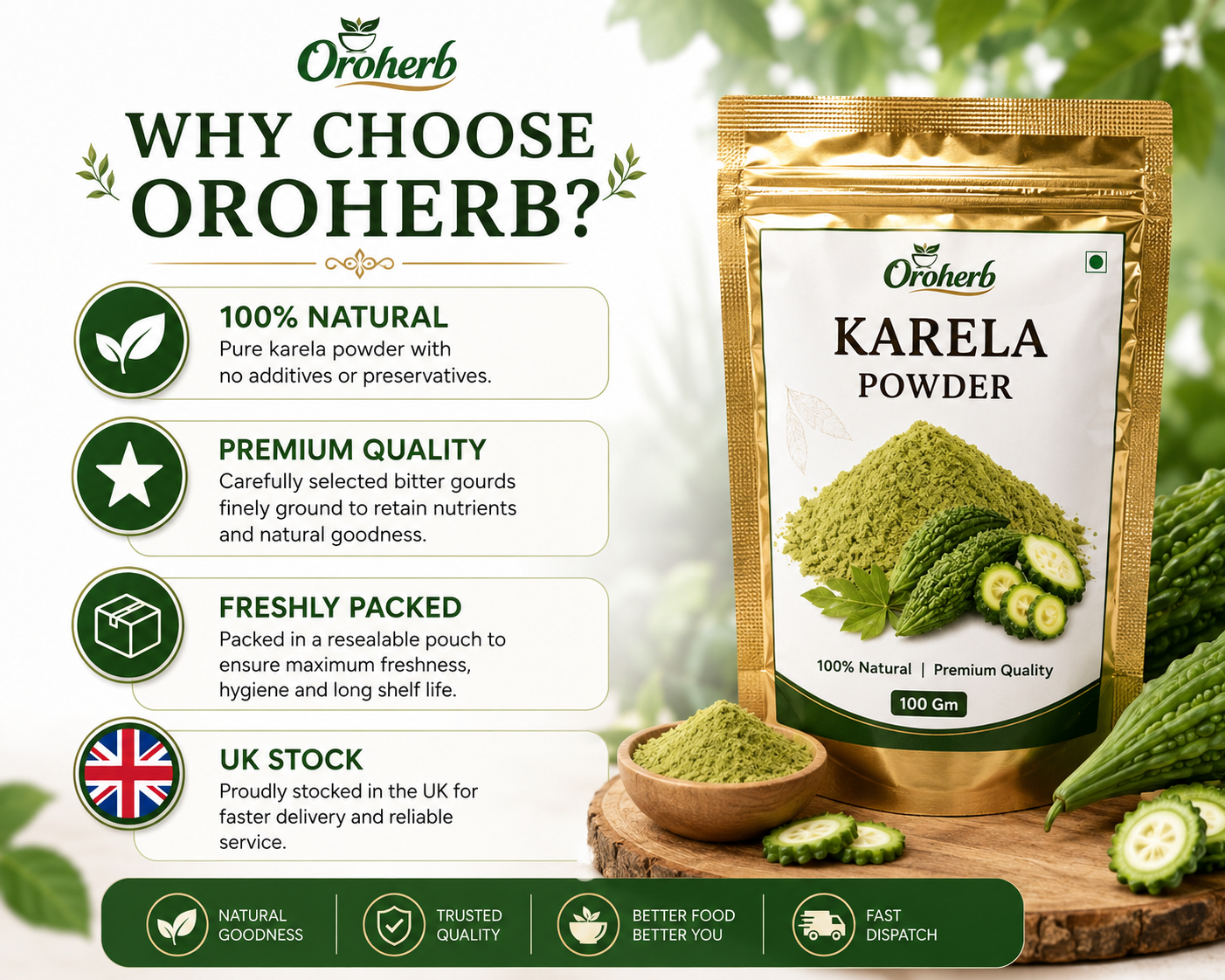 OROHERB Karela Powder 100g