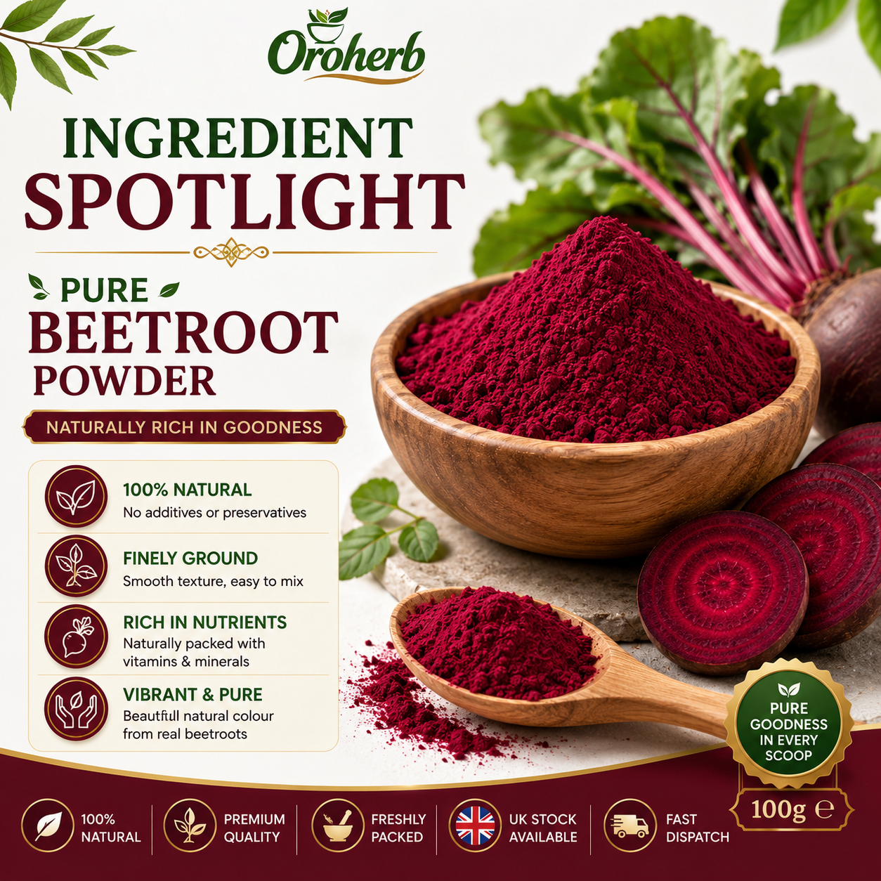 OROHERB Beetroot Powder 100g