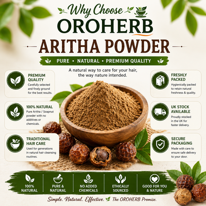 OROHERB Aritha Powder 100g
