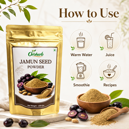 OROHERB Jamun Seed Powder 100g
