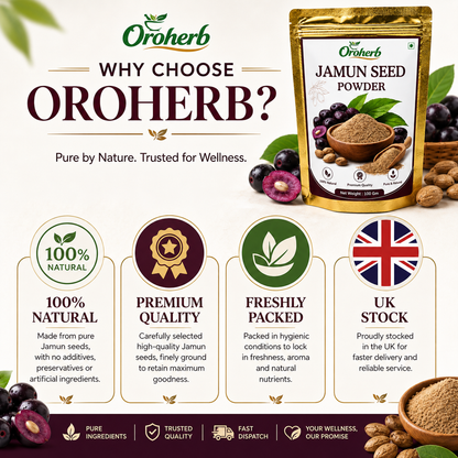 OROHERB Jamun Seed Powder 100g