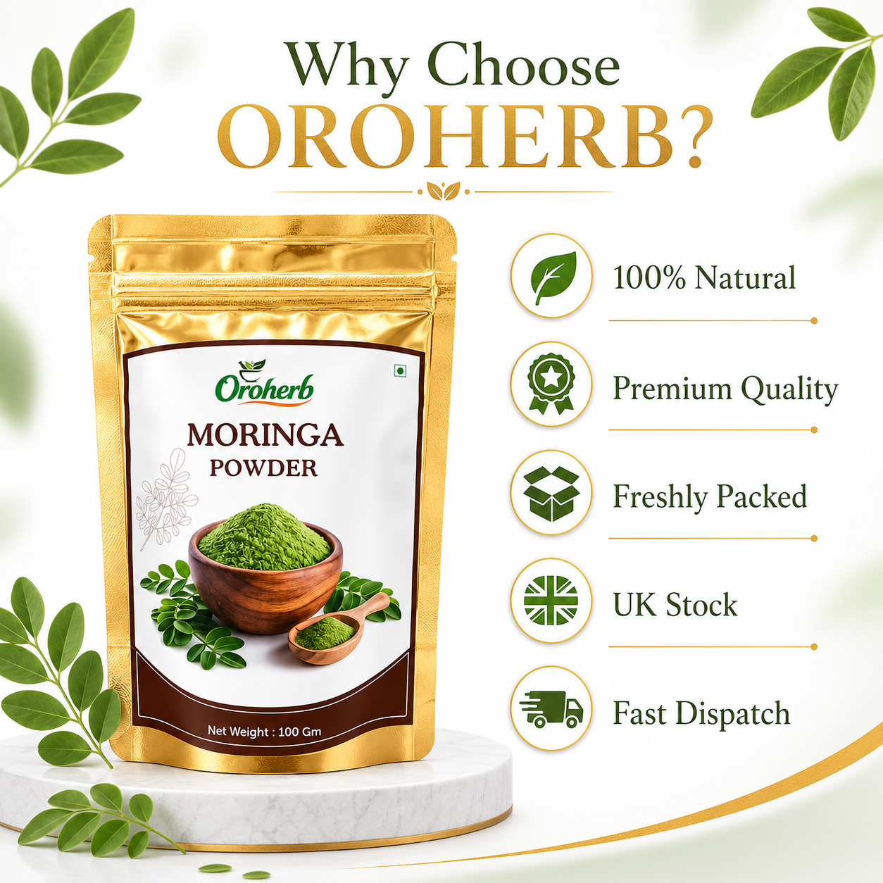 OROHERB Moringa Powder 100g